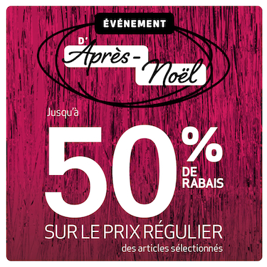 L&rsquo;ÉVÉNEMENT D&rsquo;APRÈS NOÊL est arrivé! icon