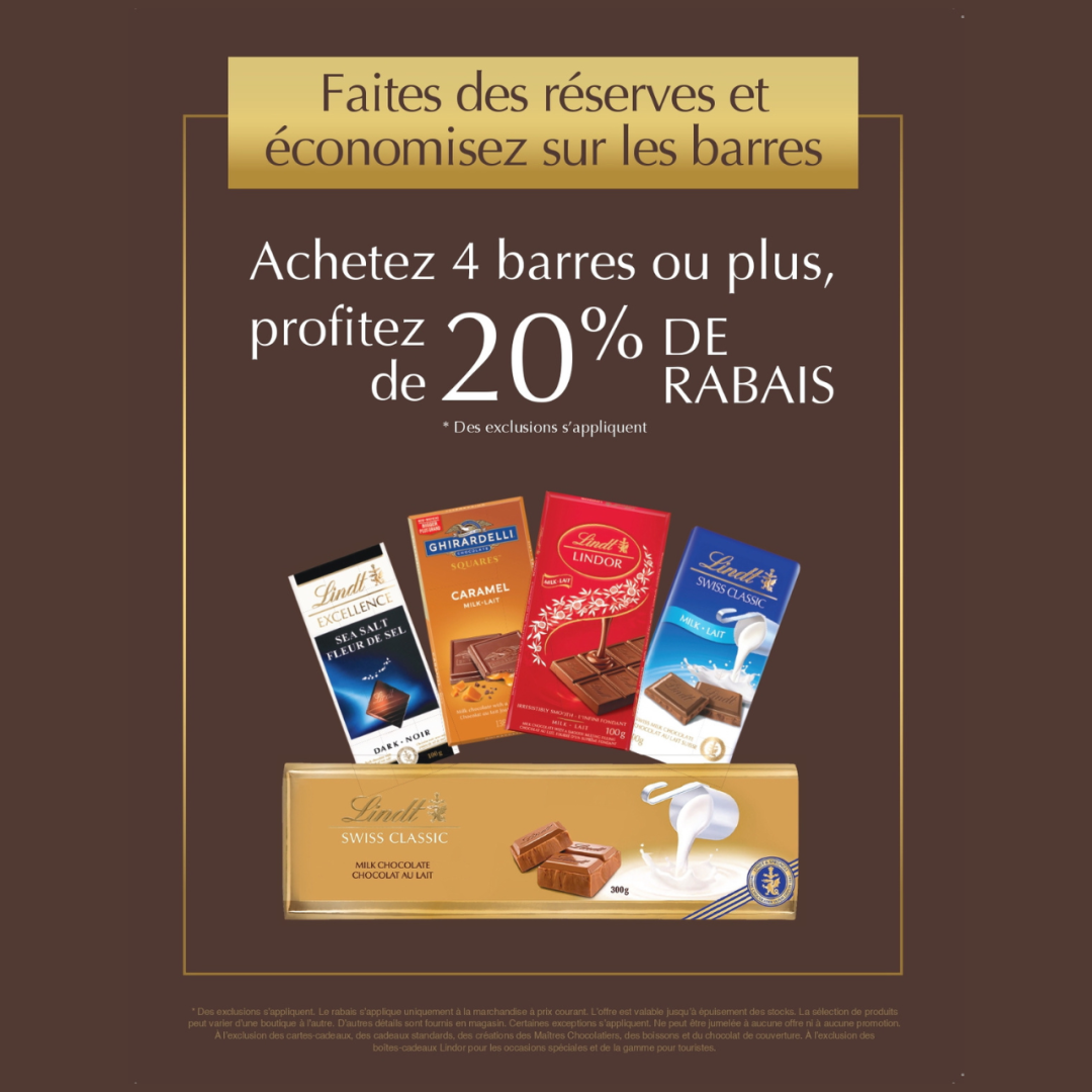 Lindt Chocolate – Faites des réserves et économisez icon