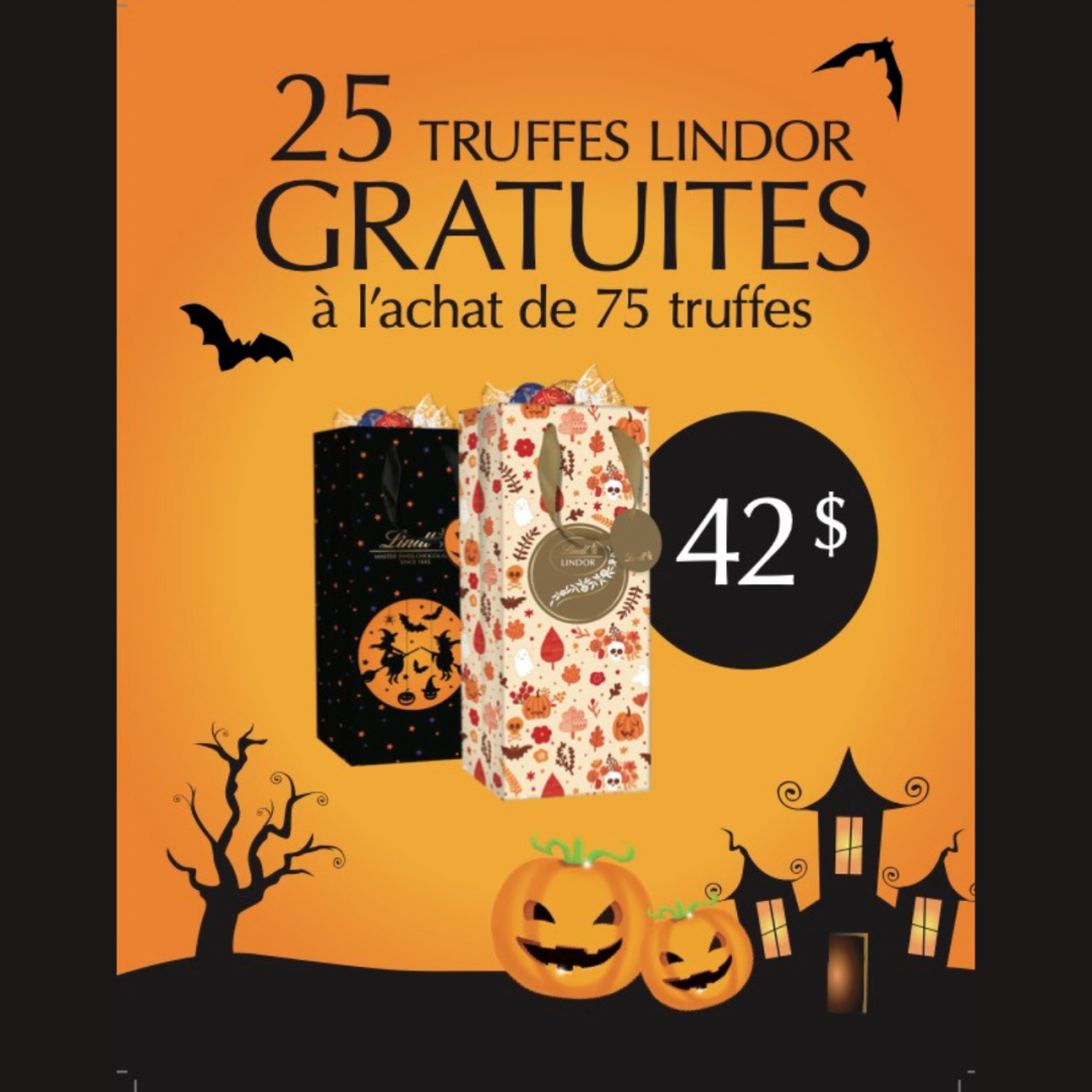 25 truffes LINDOR gratuities à l’achat de 75 truffes icon