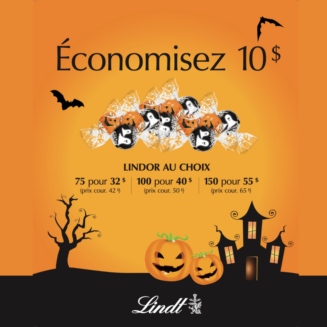 Lindt – Économisez 10$ LINDOR au Choix icon