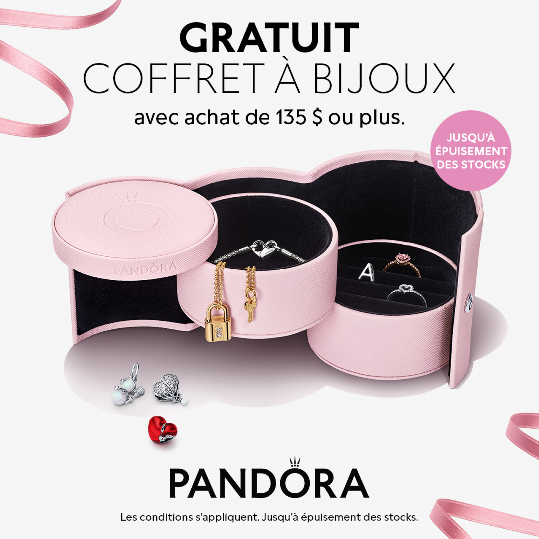 Pandora – Rangez vos bijoux avec style grâce à une boîte à bijoux gratuite ! icon