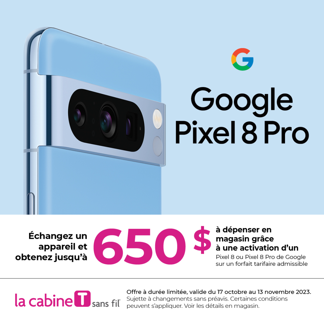 La Cabine T – Échangez un appareil et obtenez jusqu’à 650 $ à dépenser en magasin icon