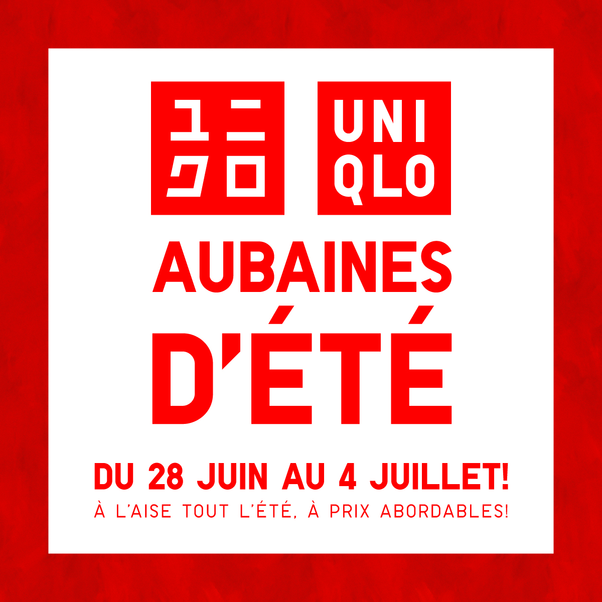 Uniqlo – Aubaines d&rsquo;été icon