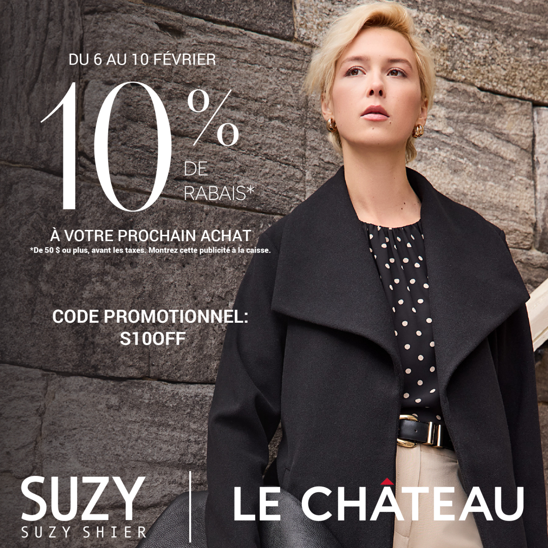 Suzy Shier – Solde 10 % de rabais icon