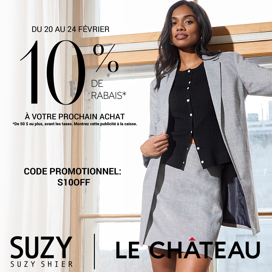 Suzy Shier | Le Chateau – Solde 10 % de rabais icon