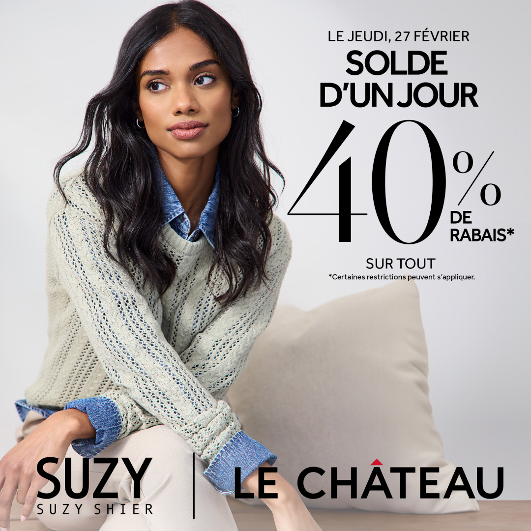 Suzy Shier | Le Chateau – Solde 40 % de rabais icon