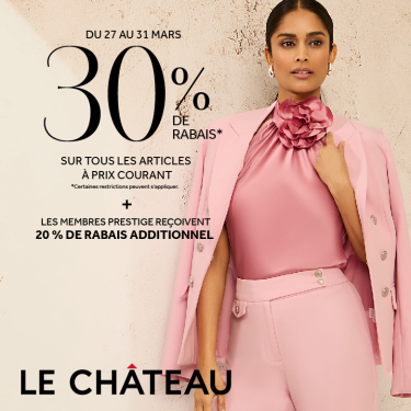 Le Château – Solde 30 % de rabais icon