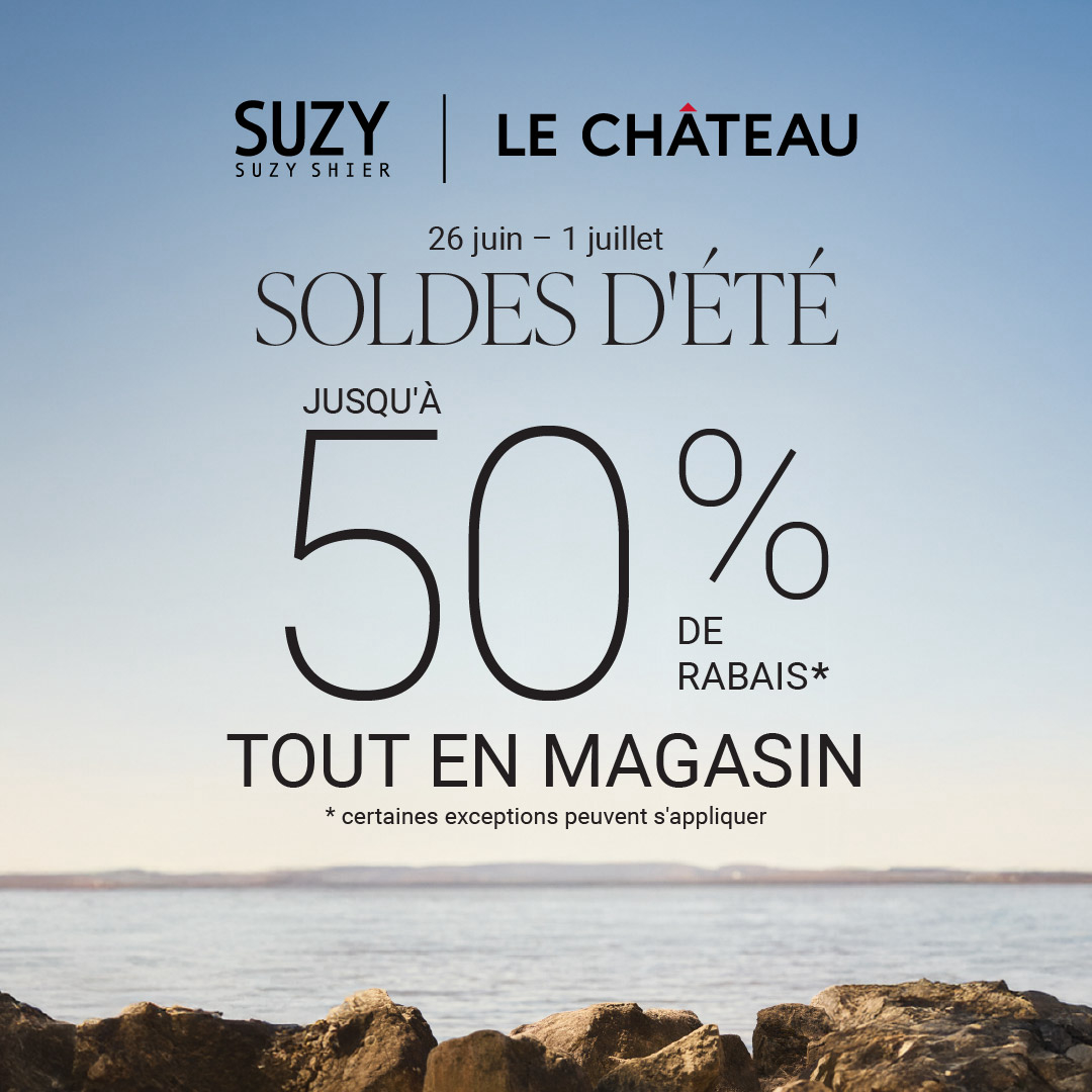 Suzy Shier | Le Chateau – Jusqu’à 50 % de rabais sur tout en boutique icon