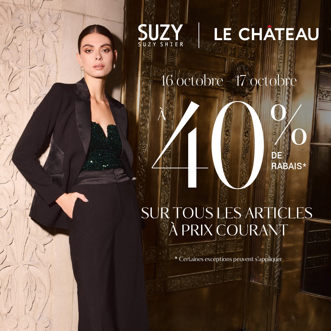 40% de rabais dans toute la boutique icon