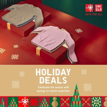 Find the perfect gift at UNIQLO – Winter essentials for everyone on your list. icon