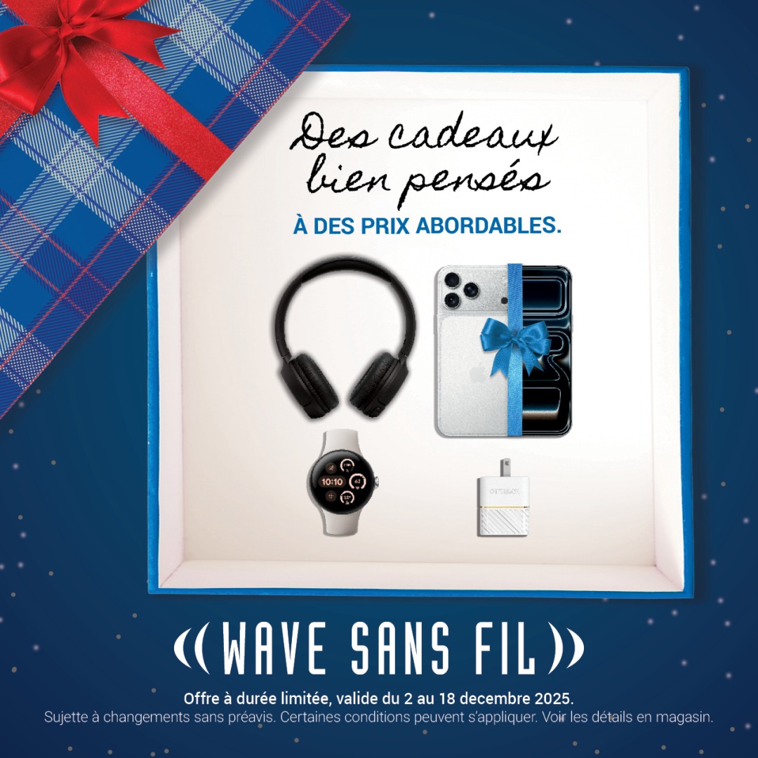 Des cadeaux bien pensés à des prix abordables. icon