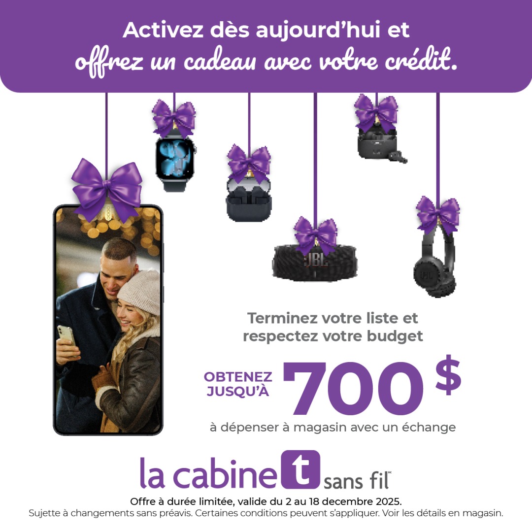 Activez dès aujourd’hui et offrez un cadeau avec votre crédit. icon