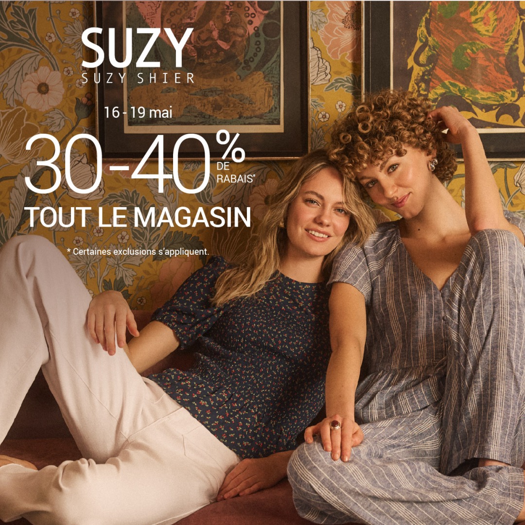 30–40 % de rabais sur tenues du long week‑end icon