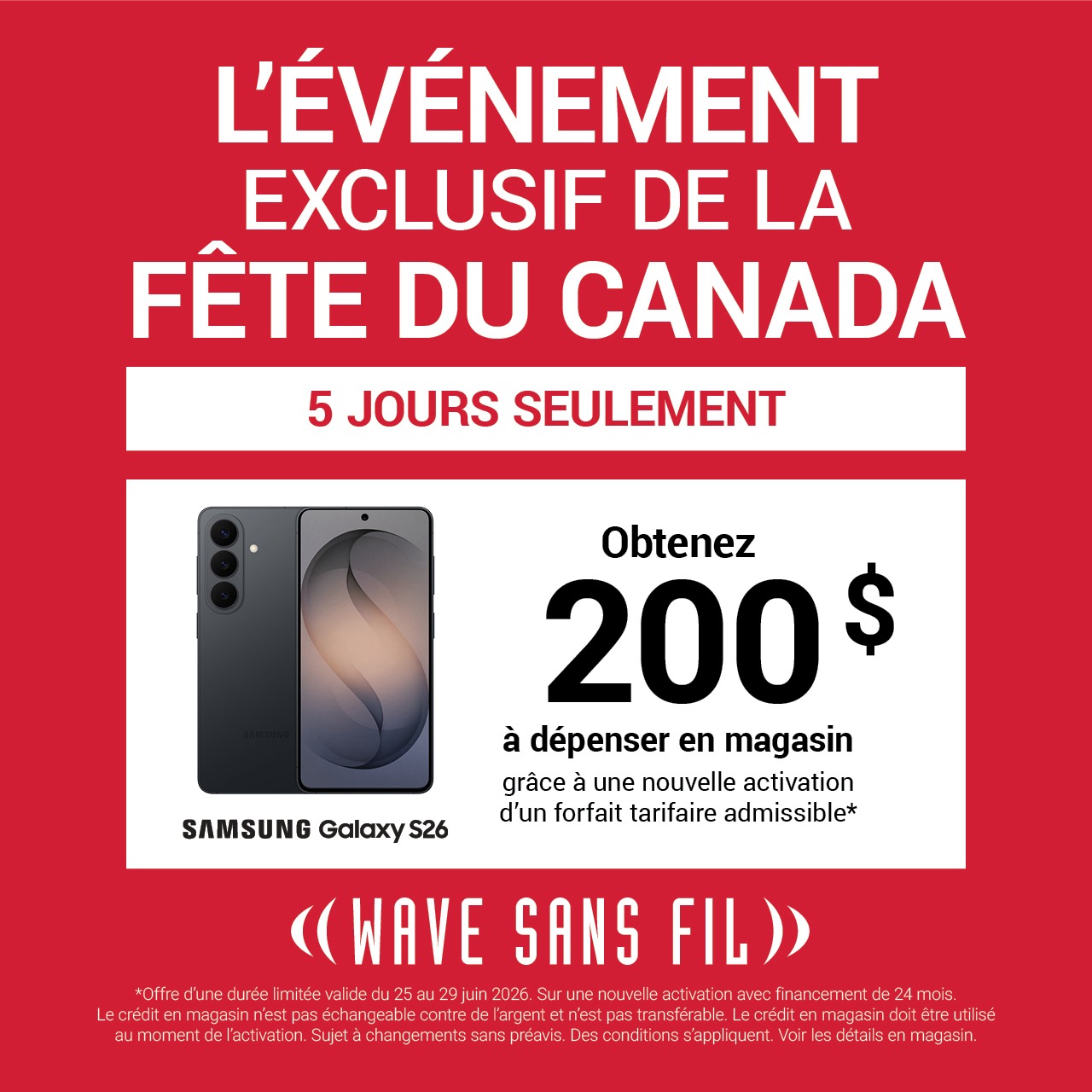 L’ÉVÉNEMENT EXCLUSIF DE LA FÊTE DU CANADA icon